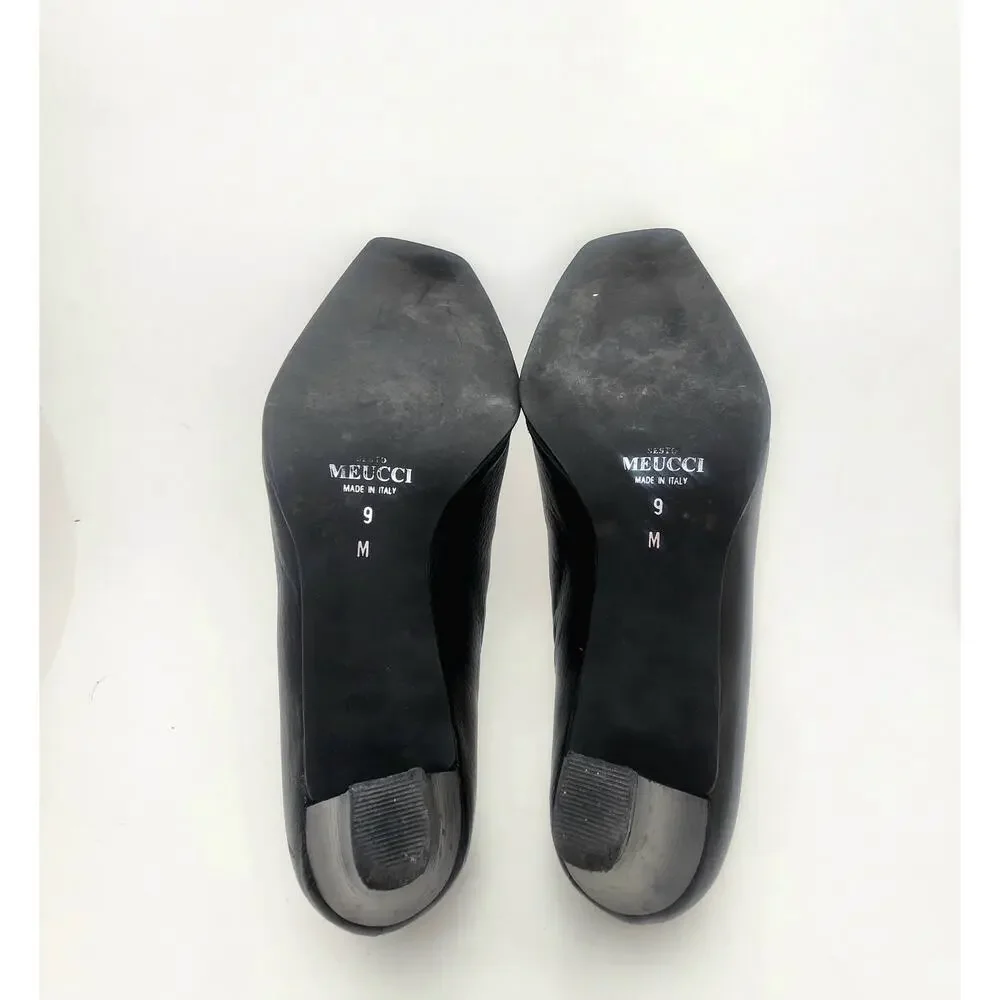 Sesto Meucci Heel Womens 9 Italy Square Toe Professional Corpcore Mature classic